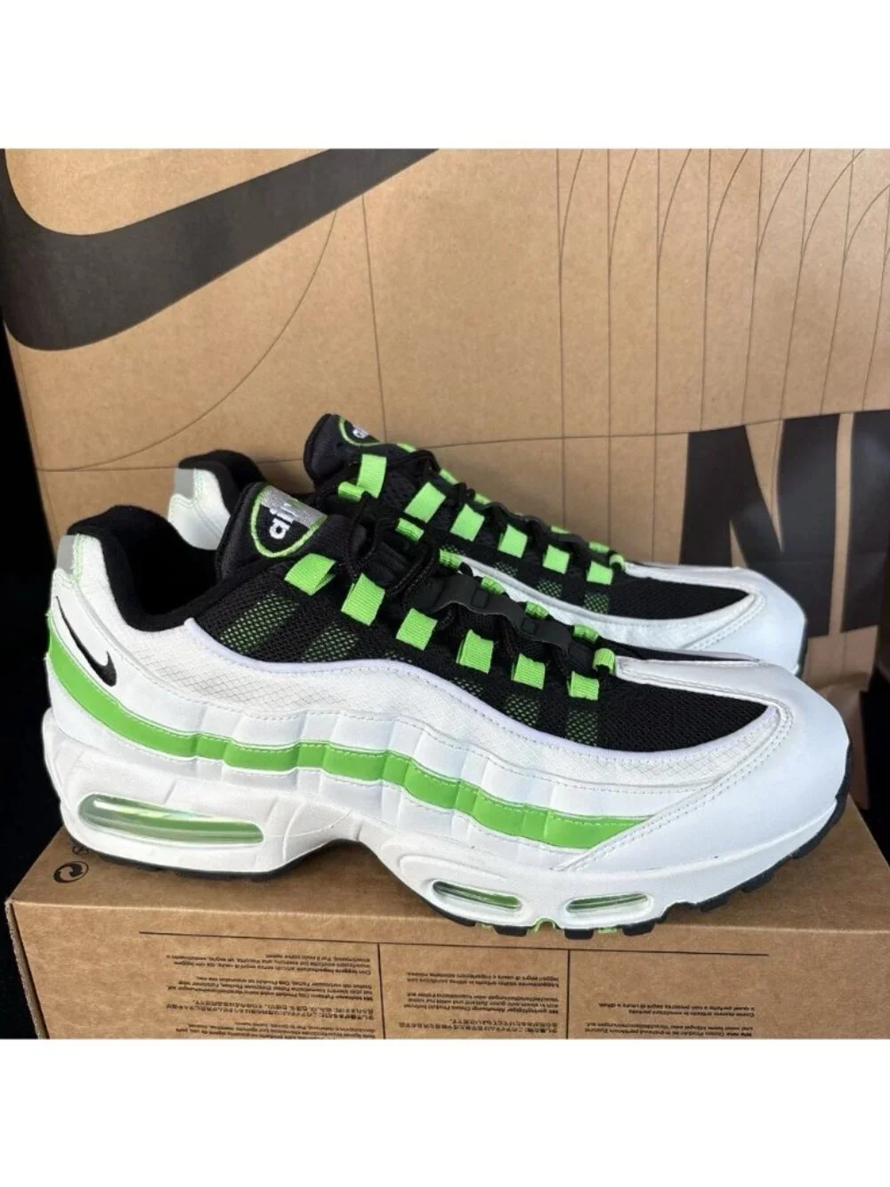 NEW Nike Air Max 95 OG Green Gusto White Black IB1667-100 Men Size 11.5